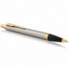 Ручка кулькова Parker IM Brushed Metal GT BP блістер 22 236
