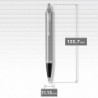 Ручка кулькова Parker IM Stainless Steel CT BP блістер 26 236