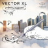 Ручка перьевая Parker VECTOR XL Metallic Silver Blue CT FP M 06 112