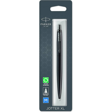 Ручка кулькова Parker JOTTER XL Monochrome Black BT BP блістер 12 436