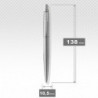 Ручка шариковая Parker JOTTER XL Monochrome Grey CT BP блистер 12 736