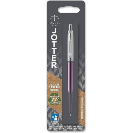 Ручка шариковая Parker JOTTER Victoria Violet CT BP блистер 16 736