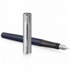 Ручка перова Waterman ALLURE Deluxe Blue CT FP F 13 401