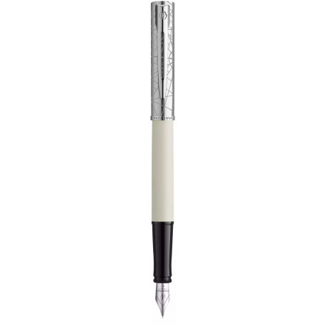 Ручка перова Waterman ALLURE Deluxe White CT FP F 13 403