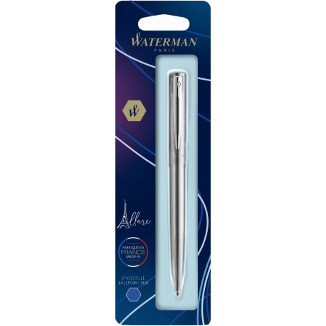 Ручка шариковая Waterman ALLURE Chrome CT BP блистер 23 314b