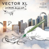 Ручка перова Parker VECTOR 17 XL Metallic Green CT FP M 06 312