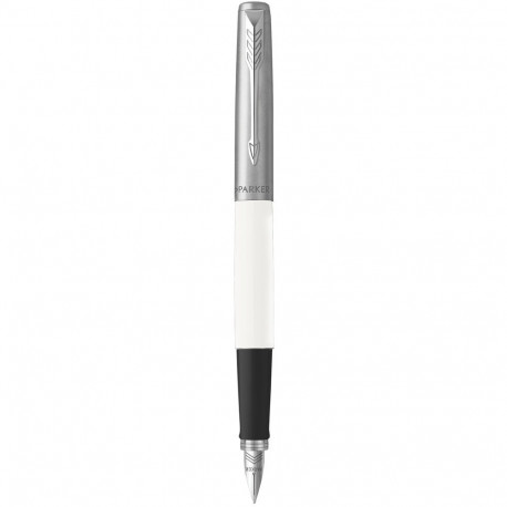 Ручка перьевая Parker JOTTER Originals White CT FP F в Eco упаковке 15 011e