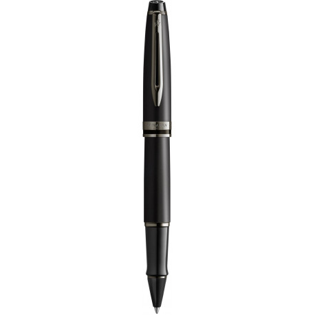 Ручка роллер Waterman EXPERT Metallic Black Lacquer RT RB 40 046