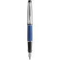 Ручка перова Waterman EXPERT Deluxe Metallic Blue CT FP F 10 051