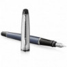 Ручка перьевая Waterman EXPERT Deluxe Metallic Stone Grey CT FP F 10 052