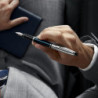 Ручка перьевая Waterman EXPERT Deluxe Metallic Stone Grey CT FP F 10 052