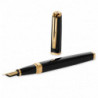 Ручка перова Waterman EXCEPTION Slim Black GT FP 11 028