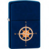 Зажигалка Zippo Classic Compass Design Navy Matte 29918