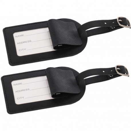 Бирка для багажа 2шт Travelite Accessories Black TL000045-01