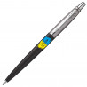 Набір Parker JOTTER UKRAINE Black CT BP Тризуб фігурний на тлі прапора (кулькова ручка + блокнот)