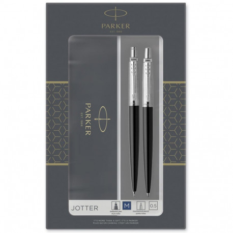 Набір Parker JOTTER Bond Street Black CT BP+PCL (кулькова + олівець)