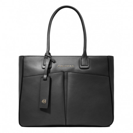 Женская сумка Piquadro Ashley (W134) Black BD6461W134_N