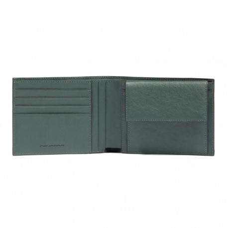 Портмоне Piquadro Black Square (B3) Green-Green PU257B3R_VEVE