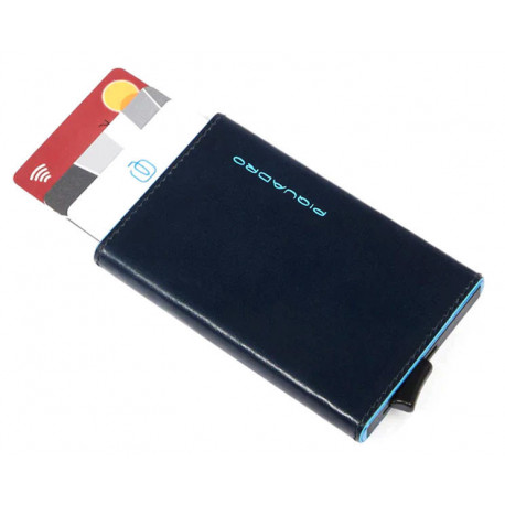 Кредитница Piquadro Blue Square (B2) Navy Blue PP6514B2BLR_BLU2