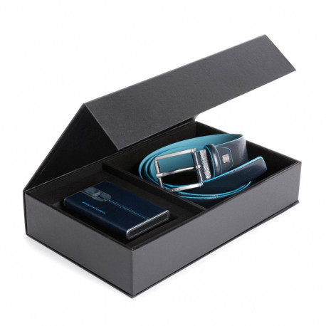 Подарочный набор Piquadro Blue Square (B2) Navy Blue CUBOX15B2R_BLU2