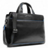 Сумка для ноутбука Piquadro Blue Square (B2) Black CA6590B2_N