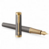 Ручка перова Parker INGENUITY Grey Lacquer GT FP F 60 411