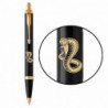 Ручка кулькова Parker IM ZODIAC Black GT BP Дерев'яна Змія 22032_Z402y