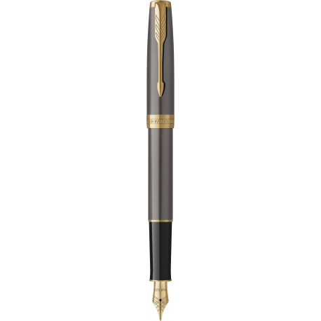 Ручка перова Parker SONNET Grey Lacquer GT FP F 86 415