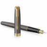 Ручка перова Parker SONNET Grey Lacquer GT FP F 86 415