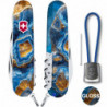 Складаний ніж Victorinox CLIMBER DESIGN Блакитний агат 1.3703.3.R2030pk