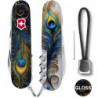 Складной нож Victorinox HUNTSMAN DESIGN Удивительное перо 1.3713.3.R2120pk