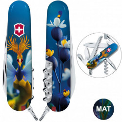Складаний ніж Victorinox CAMPER DESIGN Фантастична пташка 1.3613.3.R2100pk