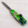 Складной нож Victorinox HUNTSMAN ZODIAC Зелёная деревянная змея 1.3713.3.Z4310pk