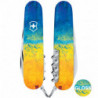 Складаний ніж Victorinox SPARTAN UKRAINE Жовто-синій малюнок 1.3603.7.T3100p