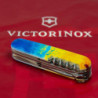 Складной нож Victorinox HUNTSMAN UKRAINE Желто-синий рисунок 1.3713.7.T3100p