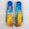 Складной нож Victorinox SPARTAN UKRAINE Желто-синие брызги 1.3603.7.T3160pw
