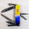 Складаний ніж Victorinox CAMPER UKRAINE Гірський пейзаж 1.3613.7.T3190pw