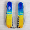 Складаний ніж Victorinox CLIMBER UKRAINE Жовто-синій малюнок 1.3703.7.T3100pw
