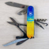 Складной нож Victorinox HUNTSMAN UKRAINE Желто-синий рисунок 1.3713.7.T3100pw