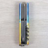 Складной нож Victorinox HUNTSMAN UKRAINE Желто-синий рисунок 1.3713.7.T3100pw