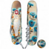Складной нож Victorinox HUNTSMAN UKRAINE Благородный Сокол 1.3713.7.T3260pw