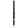 Ручка перьевая Waterman HEMISPHERE Metallic Lava Black GT FP F 12 090