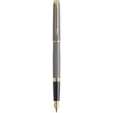 Ручка перова Waterman HEMISPHERE Metallic Stone Grey GT FP F 12 091