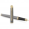 Ручка перова Waterman HEMISPHERE Metallic Stone Grey GT FP F 12 091