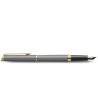 Ручка перова Waterman HEMISPHERE Metallic Stone Grey GT FP F 12 091