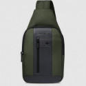 Монорюкзак Piquadro Brief 2 (BR2) Green CA4536BR2_VE2