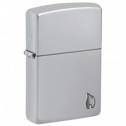 Зажигалка Zippo Armor Flame High Polish Chrome 46396