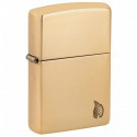 Запальничка Zippo Armor Flame High Polish Brass 46397