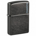 Зажигалка Zippo Classic Gray Dusk Zippo Logo 28378 ZL