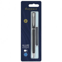 Ручка перьевая Waterman ALLURE Black CT FP F блистер 13 311b